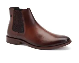 Base London Virgil Chelsea Boot - Washed Brown