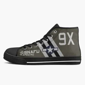 C-47 "The SNAFU Special" High Top Canvas Shoes
