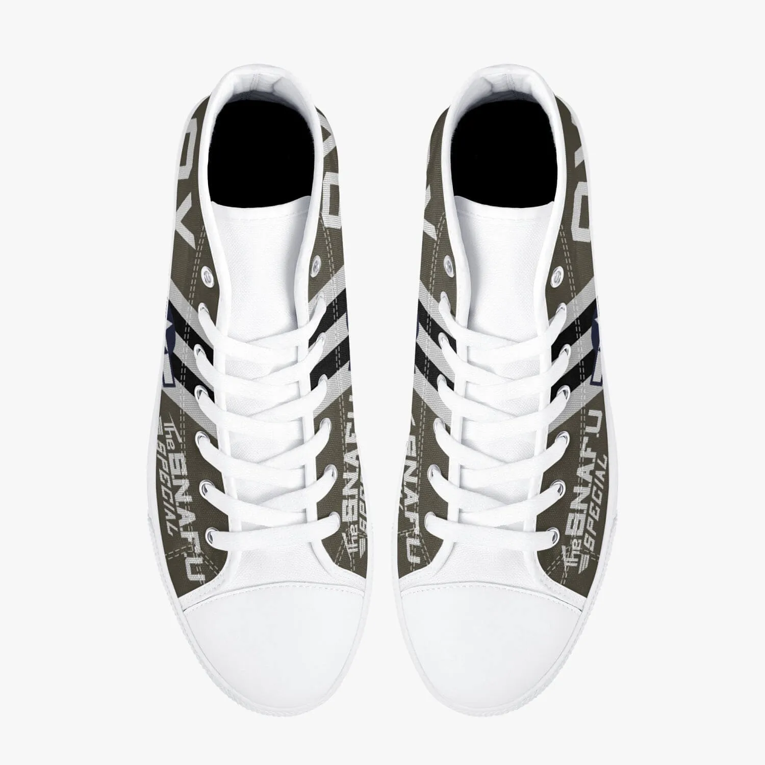 C-47 "The SNAFU Special" High Top Canvas Shoes