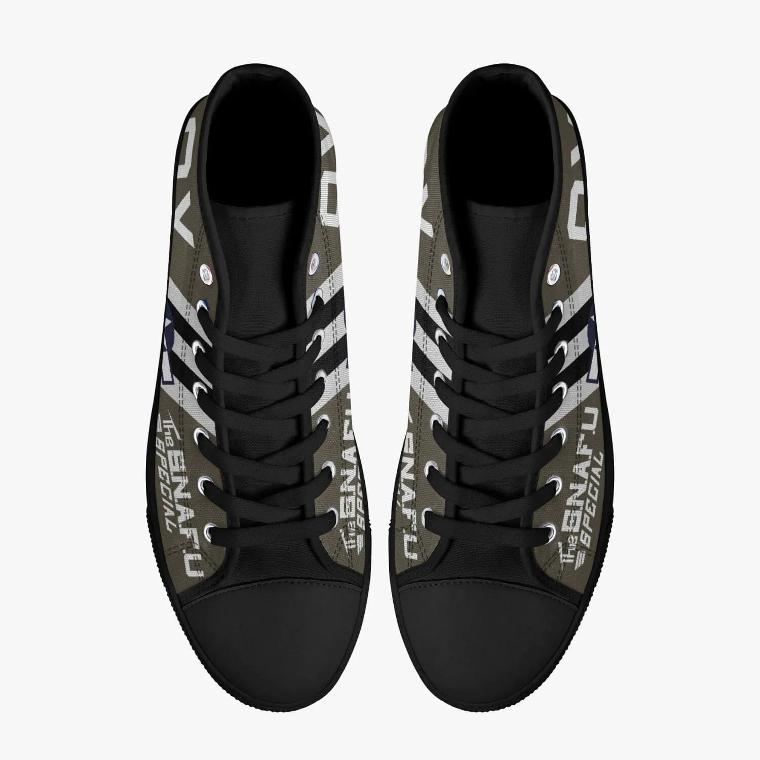 C-47 "The SNAFU Special" High Top Canvas Shoes