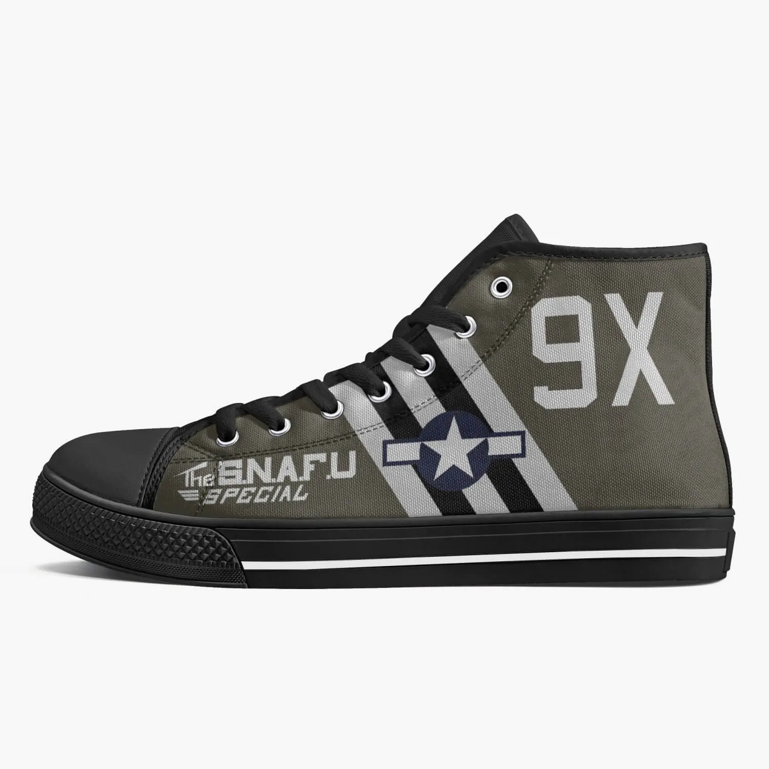 C-47 "The SNAFU Special" High Top Canvas Shoes