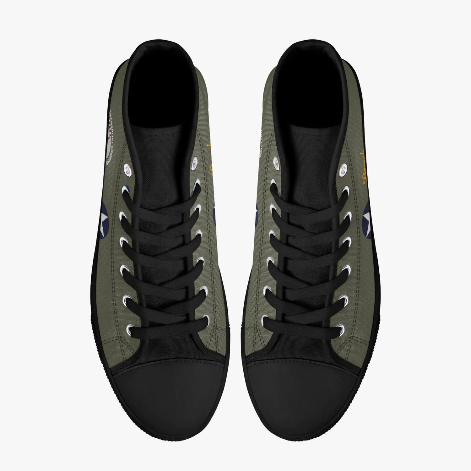 C-53 "Beach City Baby" High Top Canvas Shoes