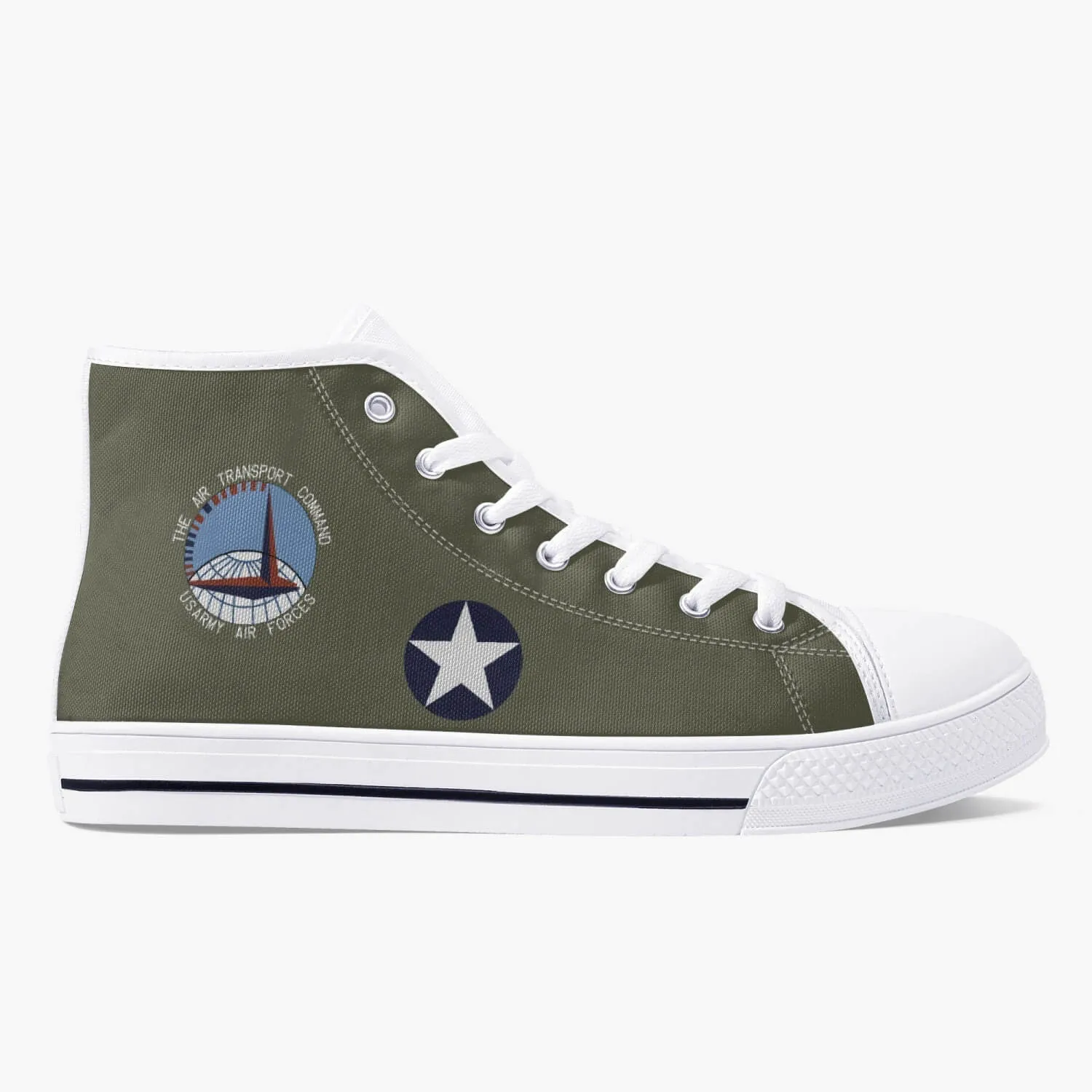 C-53 "Beach City Baby" High Top Canvas Shoes