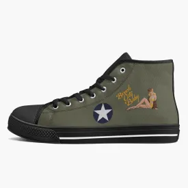C-53 "Beach City Baby" High Top Canvas Shoes