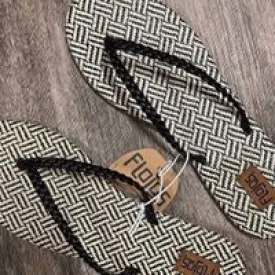 Flojos Flip Flops Braided Strap Size 8 Final Sale