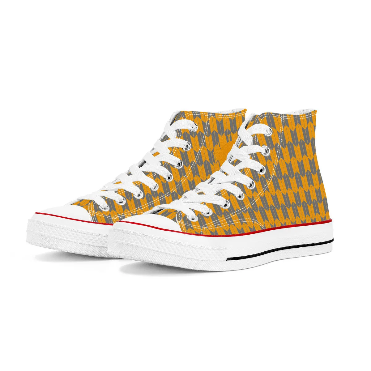 Ginza Line High Top Canvas Shoes