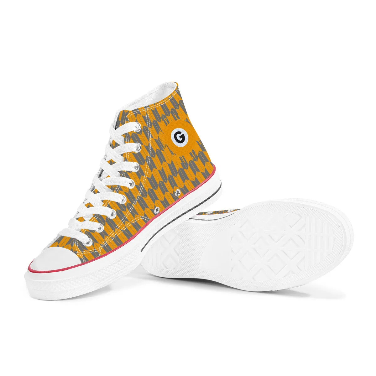 Ginza Line High Top Canvas Shoes