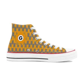 Ginza Line High Top Canvas Shoes