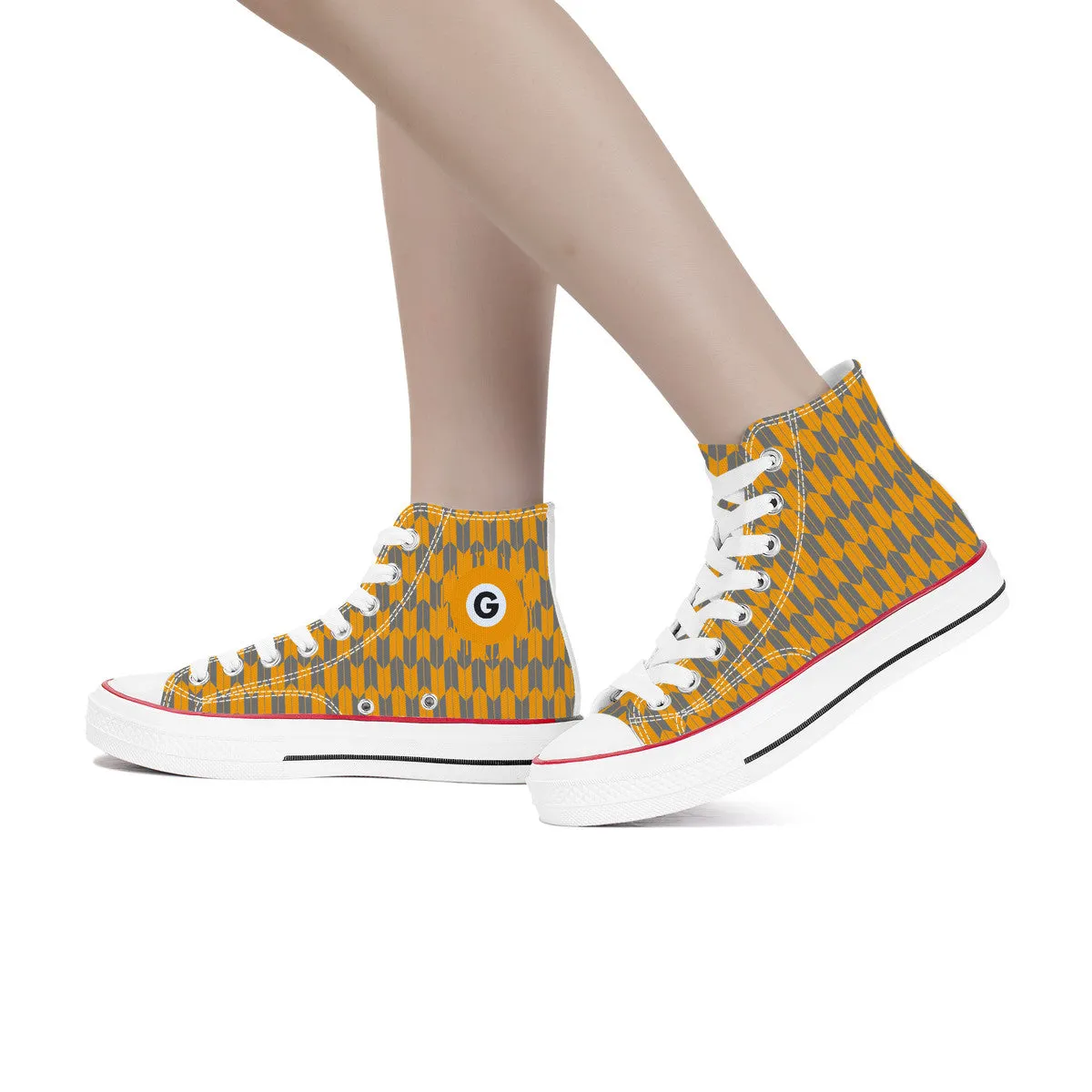 Ginza Line High Top Canvas Shoes