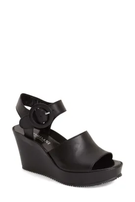 Lorelle Black Cordani Wedge Sandal