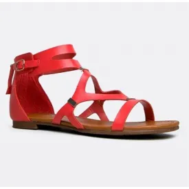 Ruby Leatherette Strappy Sandals