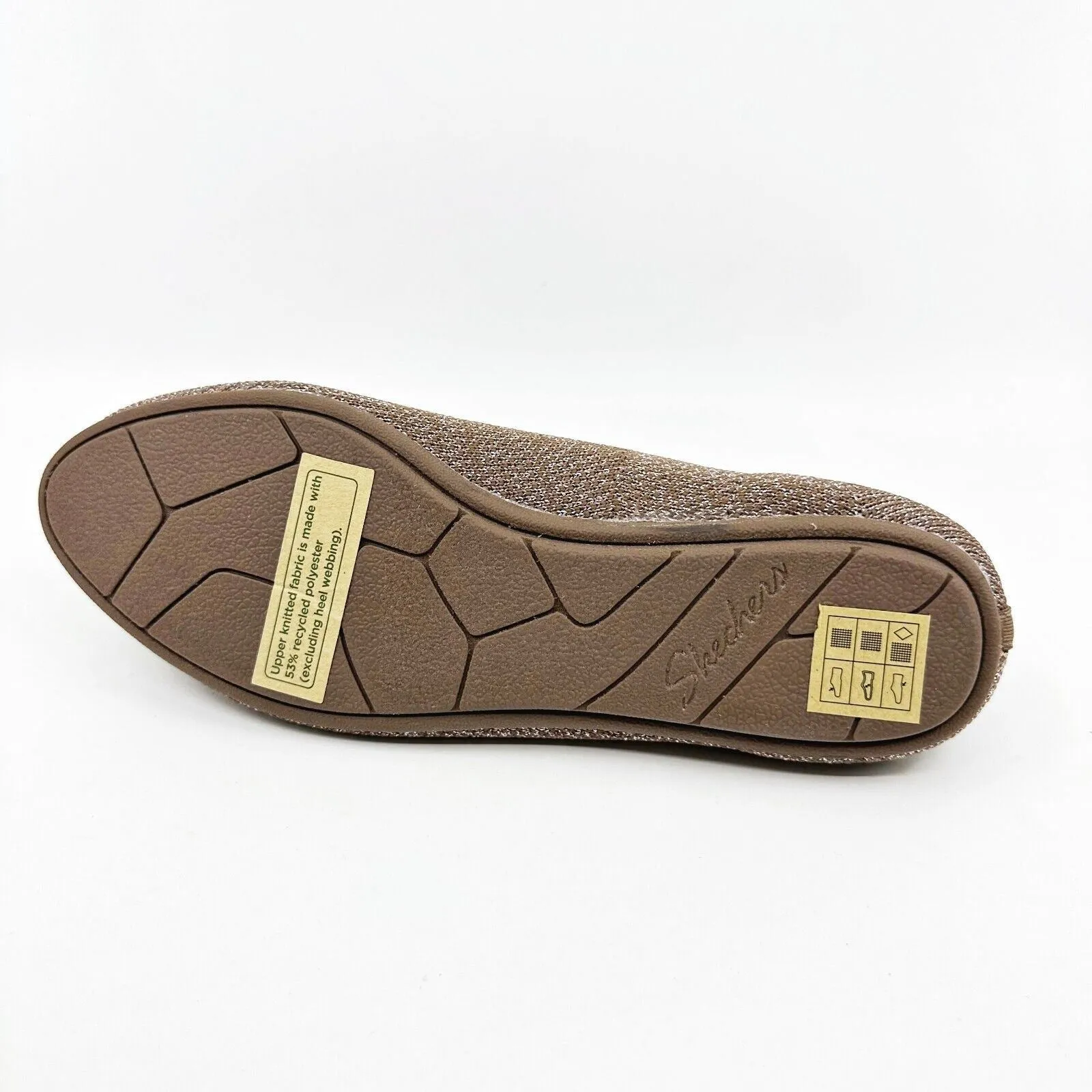 Skechers Cleo 2.0 Ballet Flats Mocha Womens Size 7 Casual Shoes