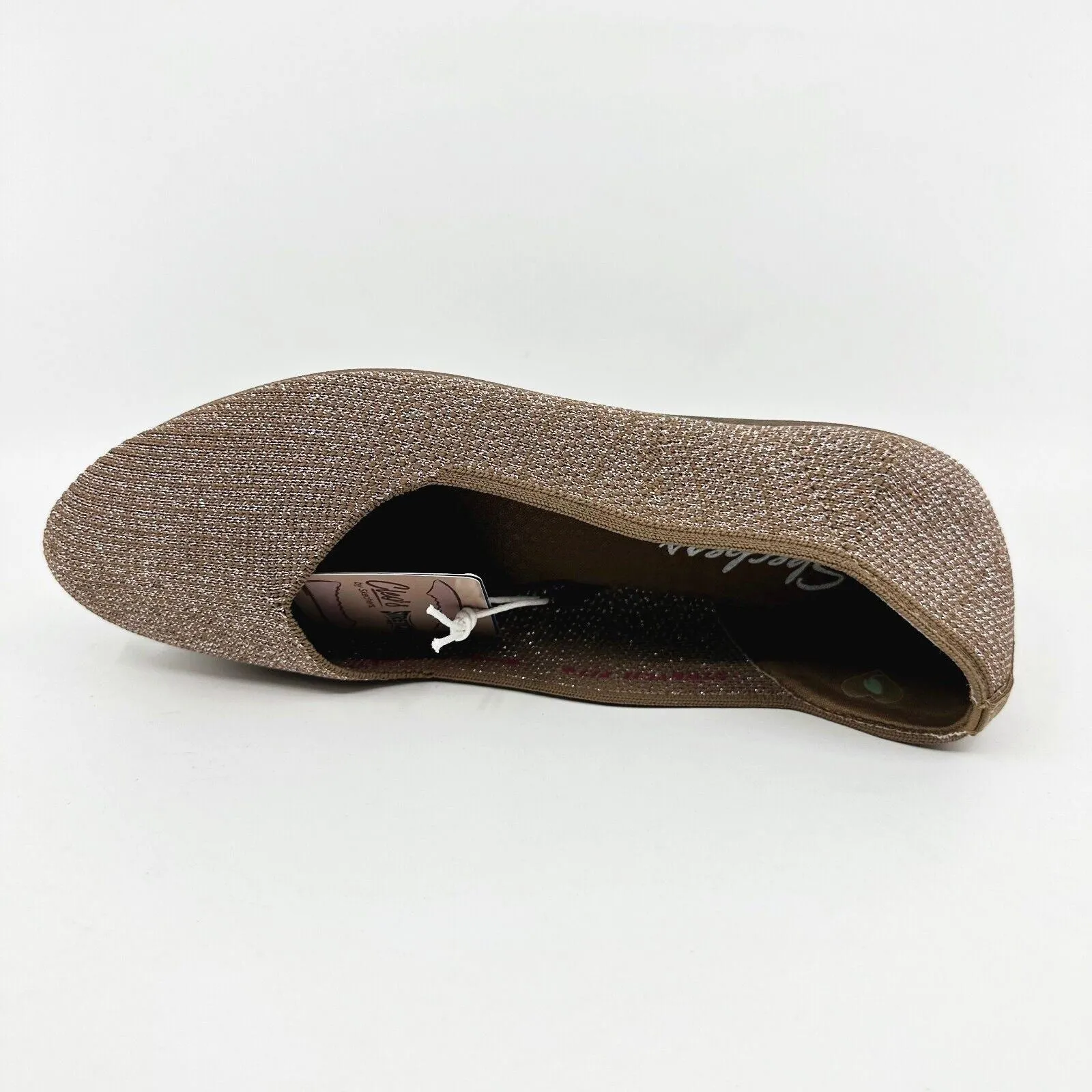 Skechers Cleo 2.0 Ballet Flats Mocha Womens Size 7 Casual Shoes
