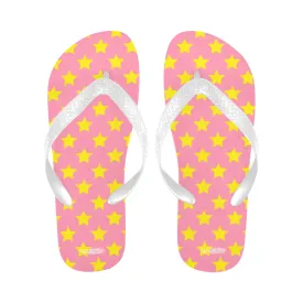 Starstruck - Pink & Yellow Flip-Flops