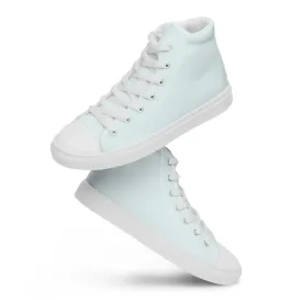 Women’s Glacier Blue high top canvas shoes, Women's high top sneakers